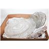 Image 1 : VINTAGE GLASSWARE SERVING PIECES- ASSORTED