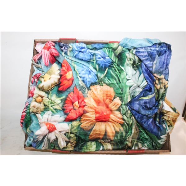 NEW SOFT FLORAL BLANKET 59.06 X 78.74”