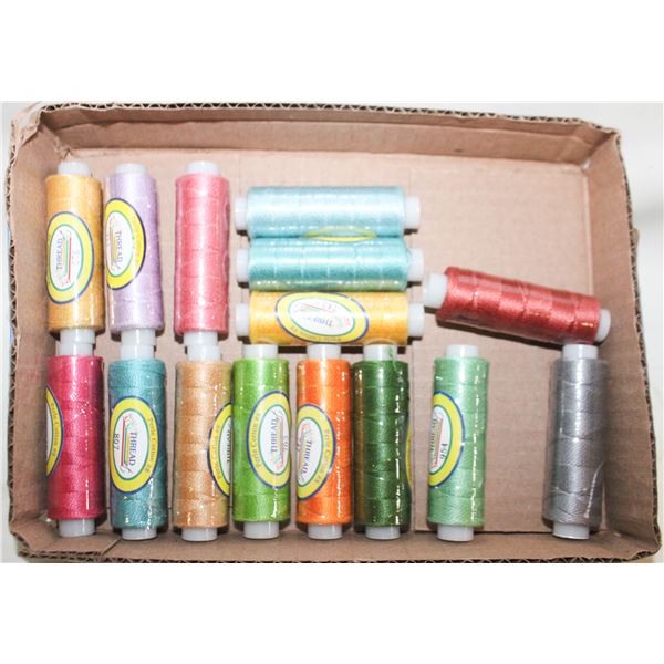 15 NEW PERLE COTTON #8 THREAD