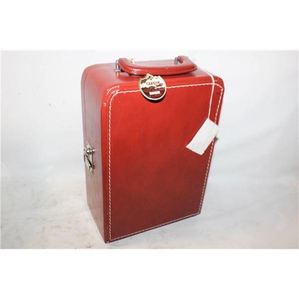 1950-60'S LEATHER TRAVELITE BY CARSON TRAVEL CASE