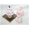 Image 1 : VINTAGE DRESDEN "LACE PORCELAIN" FIGURINES