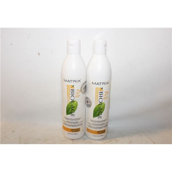 (2) MATRIX BIOLAGE DEEP SMOOTHING SHAMPOO 500 ML