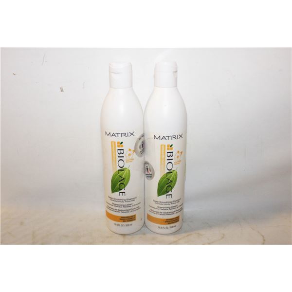 (2) MATRIX BIOLAGE DEEP SMOOTHING SHAMPOO 500 ML