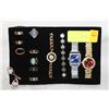 Image 1 : TRAY RINGS ,BRACELETS SET ANS 2 WATCHES