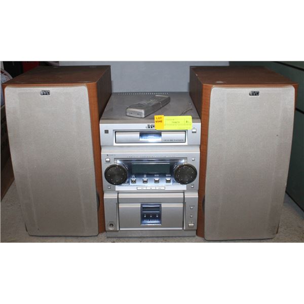 SOUND SYSTEM JVC WITH REMOTE