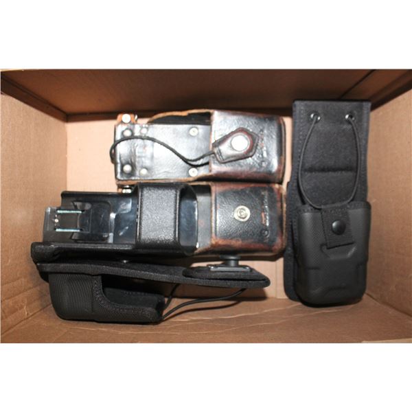 LOT OF 5 MOTOROLA HOLSTERS AND CASES