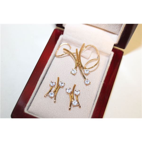 ESTATE NECKLACE & EARRING SET IN BOX-ESTATE