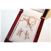 Image 1 : ESTATE NECKLACE & EARRING SET IN BOX-ESTATE