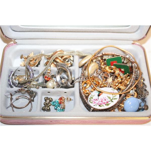 BOX FULL OF ESTATE JEWELRY-ESTATE