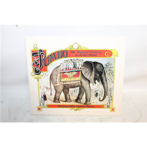 1978 JUMBO THE BIGGEST ELEPHANT IN ALL