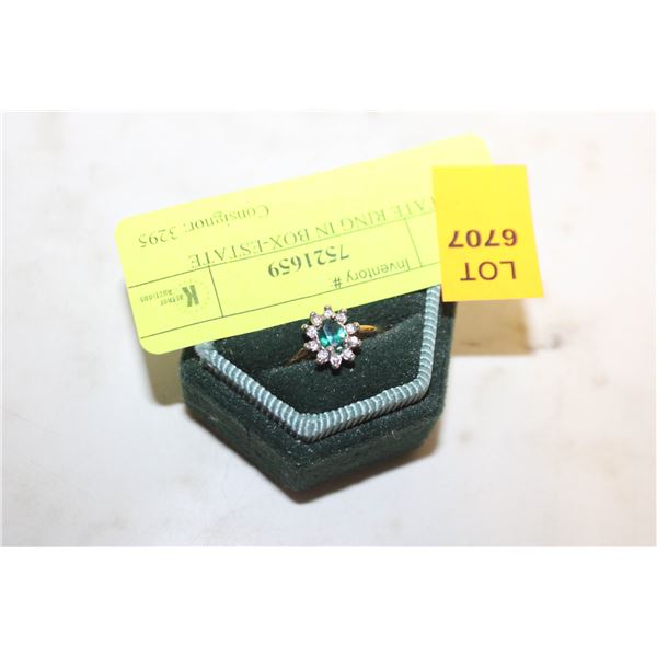 ESTATE RING IN BOX-ESTATE