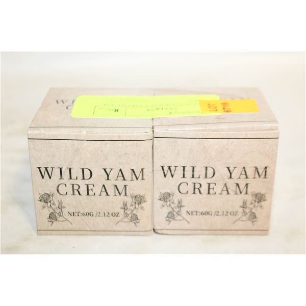 NEW 2 SEALED WILD YAM CREAM CERTIFIED