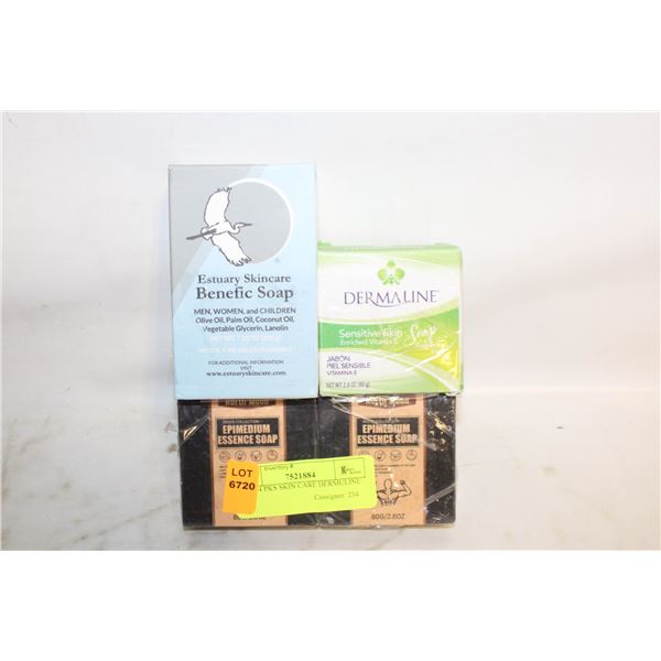 NEW 4 PKS SKIN CARE DERMULINE