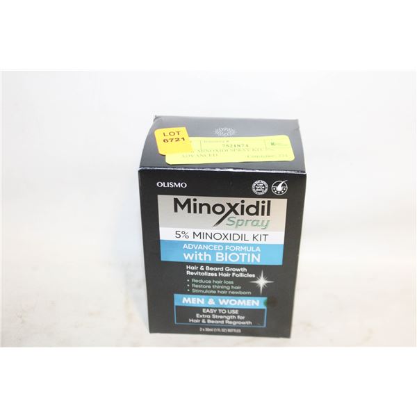 NEW MINOXIDI SPRAY KIT 5% ADVANCED