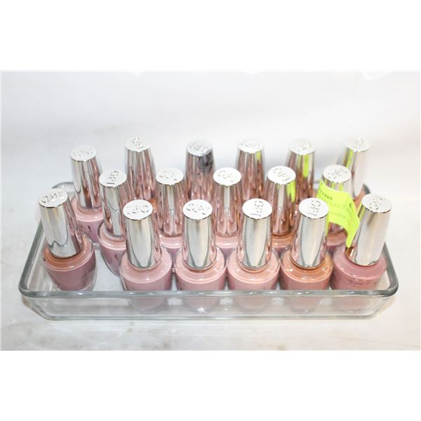 NEW 17 BOTTLES OPI NAIL LAGUER MACHU