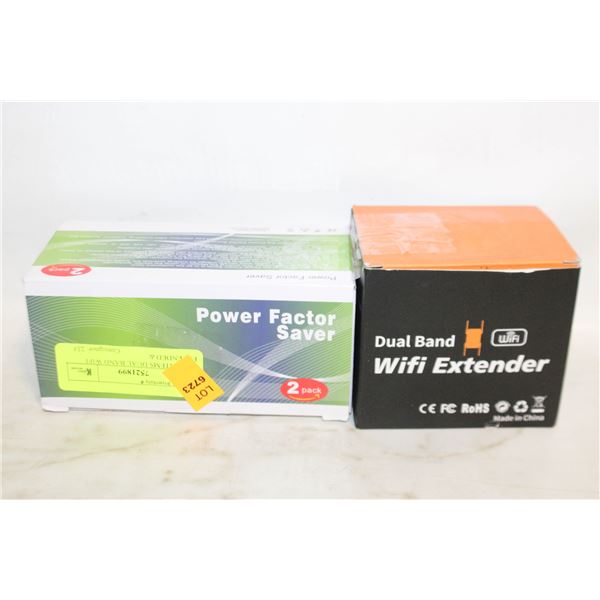 NEW 2 ITEMS DUAL BAND WIFI EXTENDED &