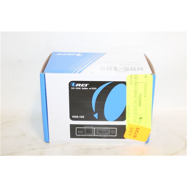NEW OREI HDML SPLITER W/EDID HDS-102