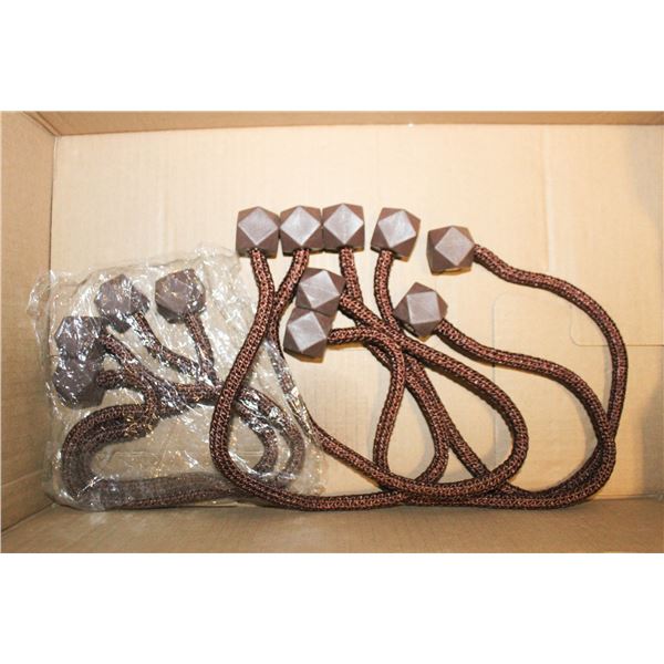 6 PCS MAGNET CURTAIN TIEBACK CUBE BALL BUCKLE