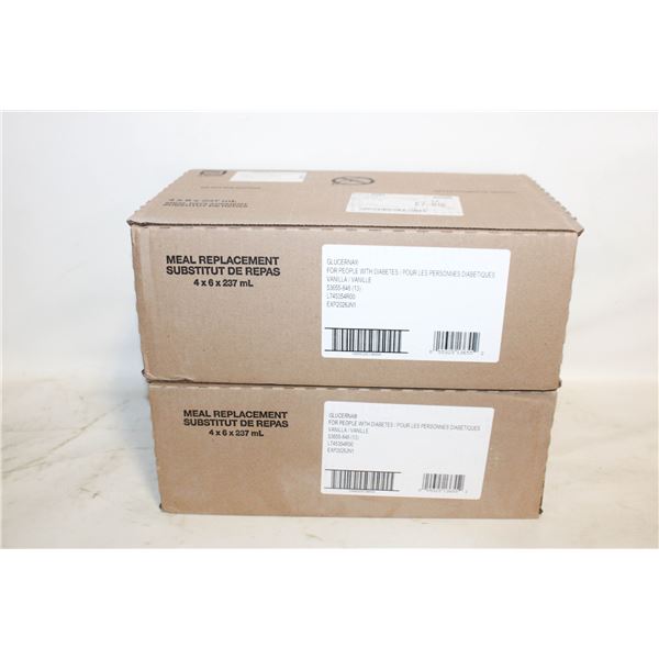 LOT OF 2 24 COUNT GLUCERNA EXP JUNE/26