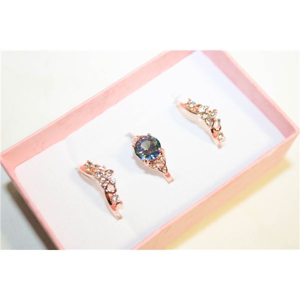 NEW 3PCS/SET RING SET SZ8