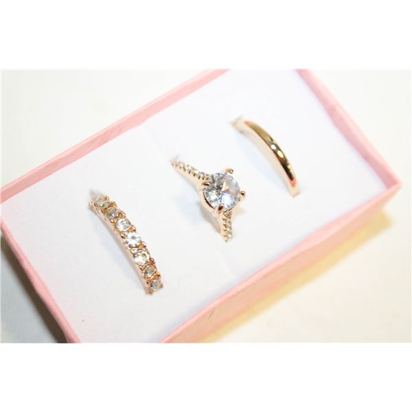 NEW 3PCS/SET RING SET SZ9