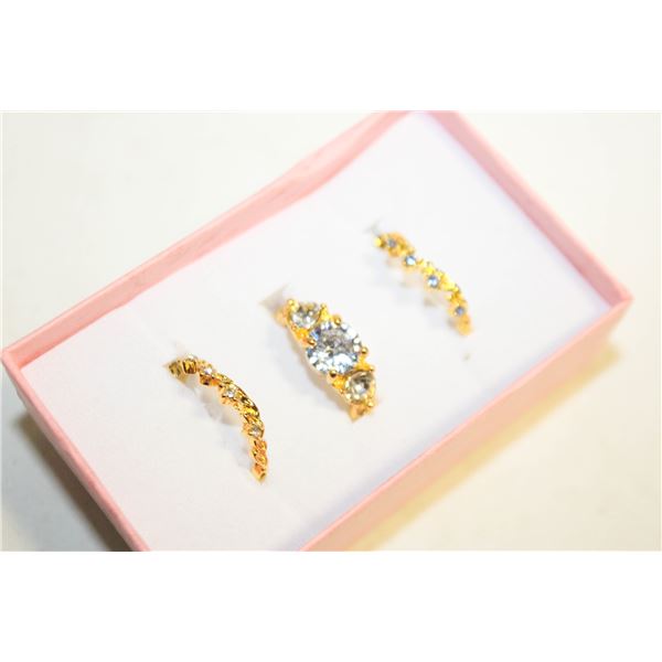 NEW 3PCS/SET RING SET SZ7