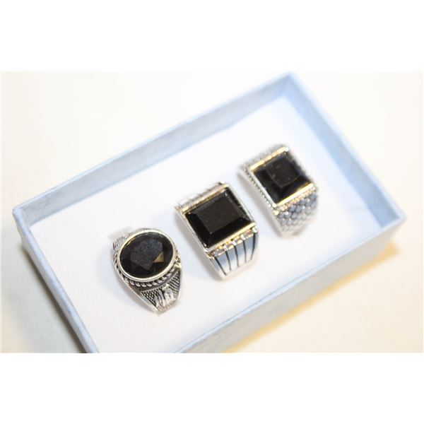 NEW 3PCS/SET RING SET SZ8