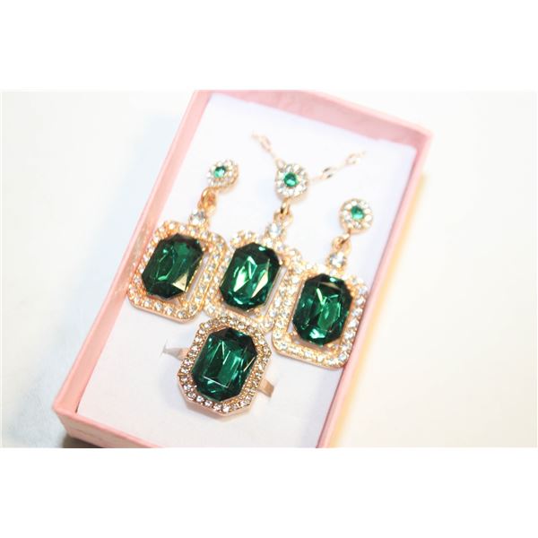 NEW NECKLACE AND RING WITH EARRINGS