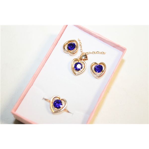 NEW NECKLACE AND RING WITH EARRINGS