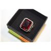 Image 1 : NEW MENS RED STONE RING SIZE 12
