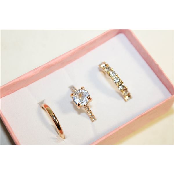 NEW 3PCS/SET RING SET SZ7