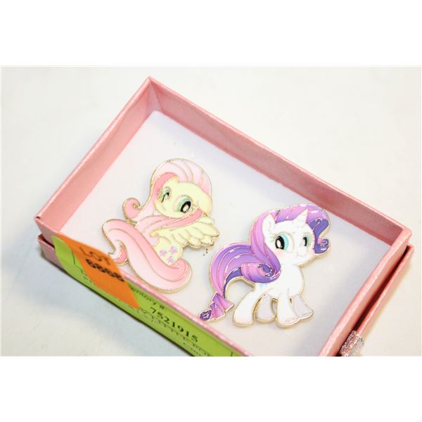 NEW SET MY LITTLE PONY LOGO PIN 1.57”X1.57”