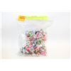 Image 1 : NEW 50 14MM BRACELET BEADS SPECKLED PAINT