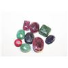 Image 1 : 122.40 CTS OF VARIOUS RUBY, EMERALD & SAPPHIRE GEM