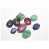 Image 1 : 88.85 CTS OF VARIOUS RUBY, EMERALD & SAPPHIRE GEMS