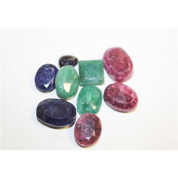 103.45 CTS OF VARIOUS RUBY, EMERALD & SAPPHIRE GEM