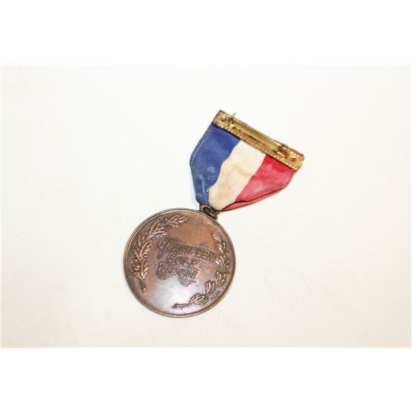 OLD CHAMPEEN GOLF WIDOW MEDAL