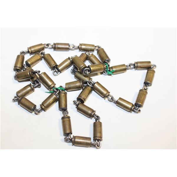 PAIR OF WWII CANADA 9MM LEAD SHELL TROUSER