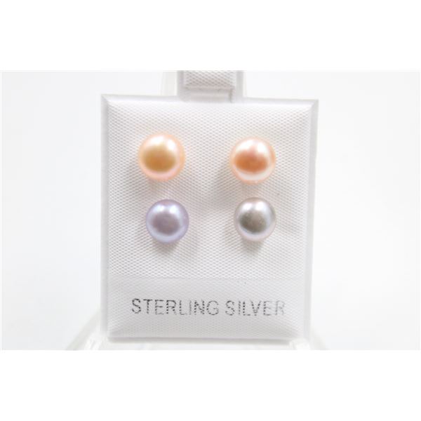 #115-NATURAL AKOYA PEARL STUD EARRINGS