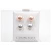 Image 1 : #123-NATURAL AKOYA PEARL STUD EARRINGS
