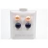 Image 1 : #146-NATURAL AKOYA PEARL STUD EARRINGS