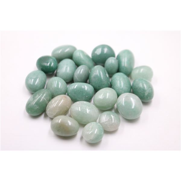 #170-NATURAL GREEN AVENTURINE TUMBLE 775CT