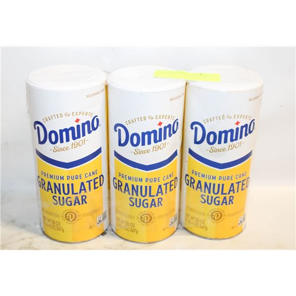 NEW 3 DOMINO GRAULATED PURE SUGAR