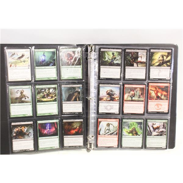 BINDER OF MAGIC THE GATHERING CARDS