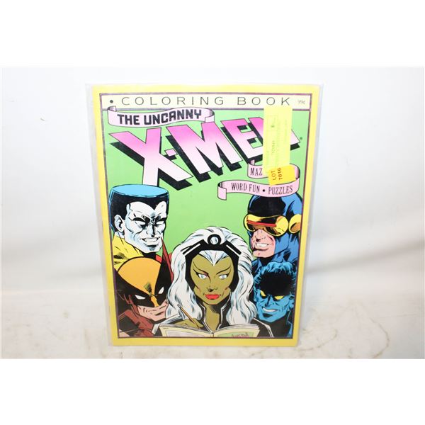 1986 UNCANNY X-MEN COLORING BOOK