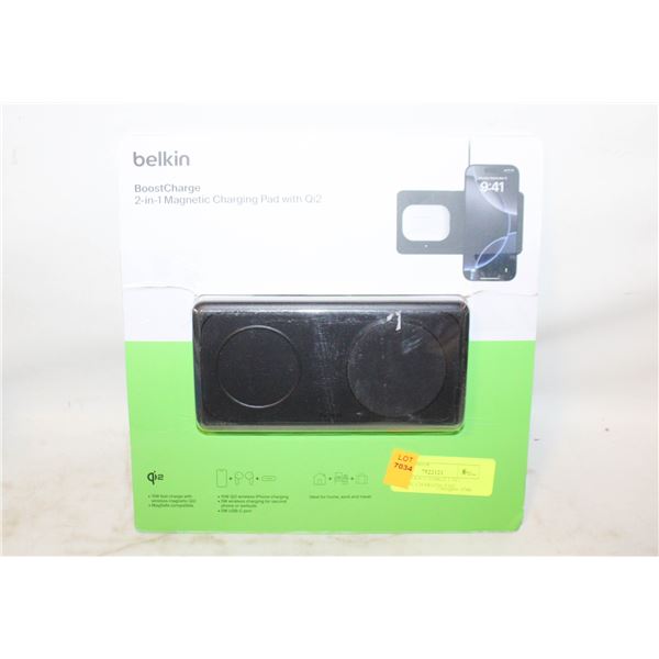 BELKIN BOOSTCHARGE 2 IN 1 MAGNETIC CHARGING PAD
