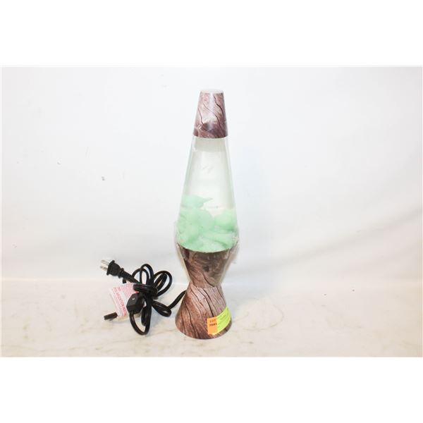 VINTAGE GREEN LAVA LAMP - 14" UNTESTED