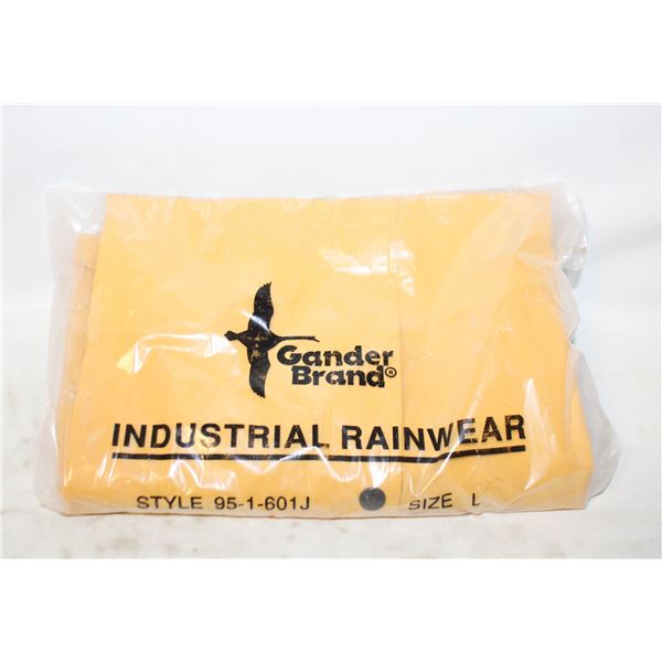 GANDER BRAND INDUSTRAIL RAINWEAR SIZE LARGE NEW