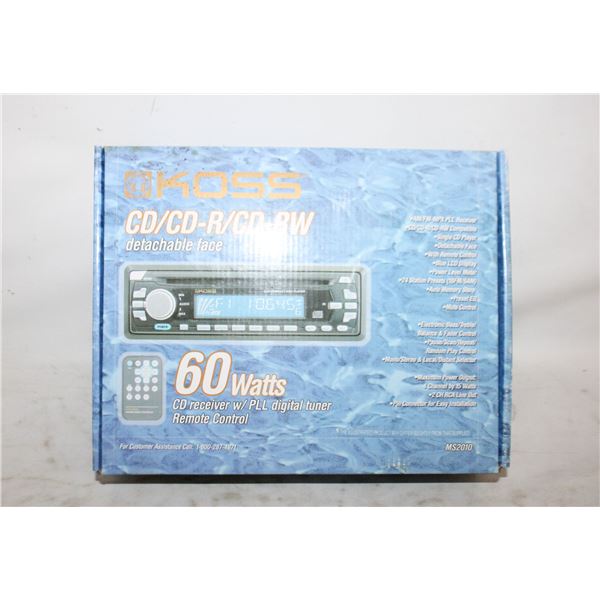 KOSS CD RECOEVER WITH PLL DIGITAL TUNER