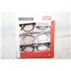 Image 1 : FOSTER GRANT 3 READING GLASSES, 1 CASE, +3.00 LADI